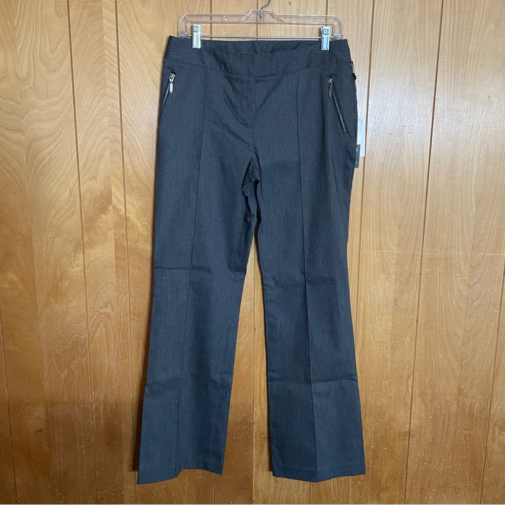 New! Willi Smith Charcoal Pants with Zipper Pockets size 8